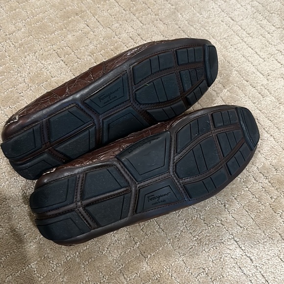 Salvatore Ferragamo crocodile drivers - Picture 5 of 5